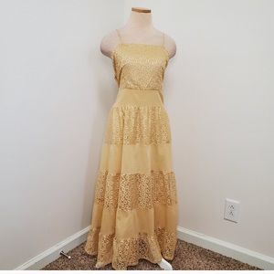 Manhattan Blues layered bohemian festival dress